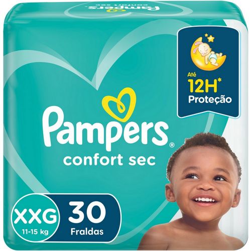 Fralda Pampers Confort Sec XXG 30 Tiras